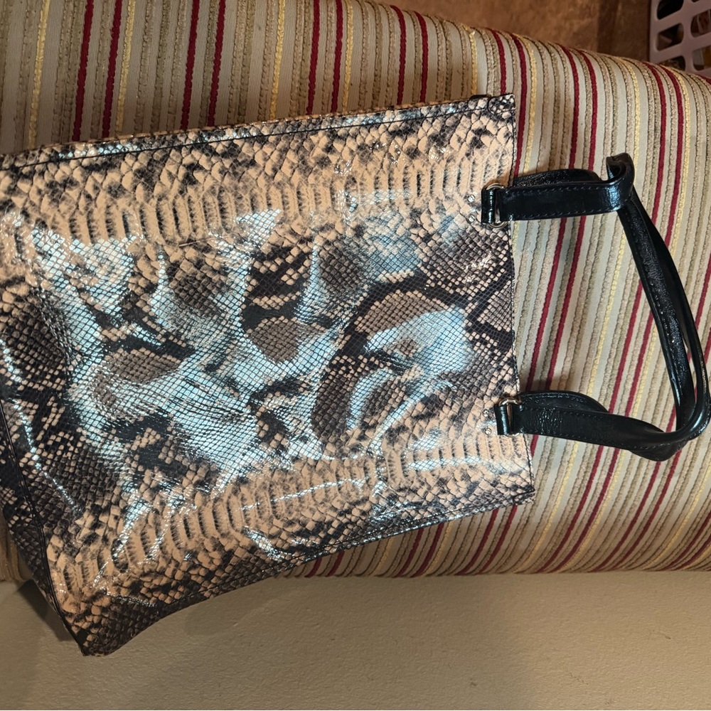 Kate Spade Millenium Park Pacey Python Tote Handb… - image 7